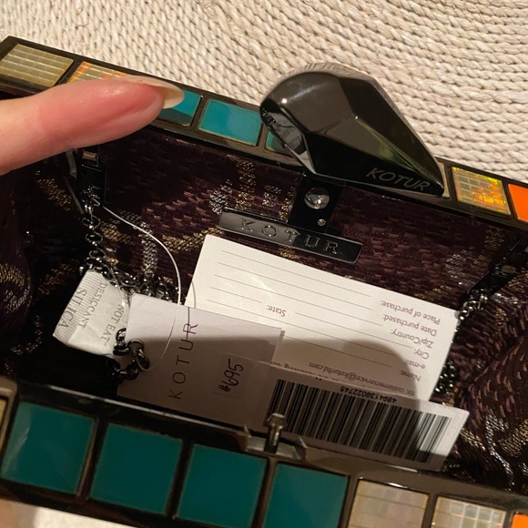 Kotur Block Clutch NWT - Picture 7 of 10